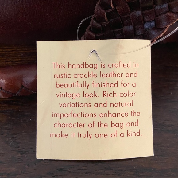 Cole Haan Sierra Dark Brown Zip Satchel - Picture 7 of 8